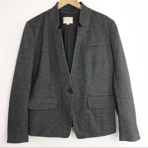 loft gray blazer